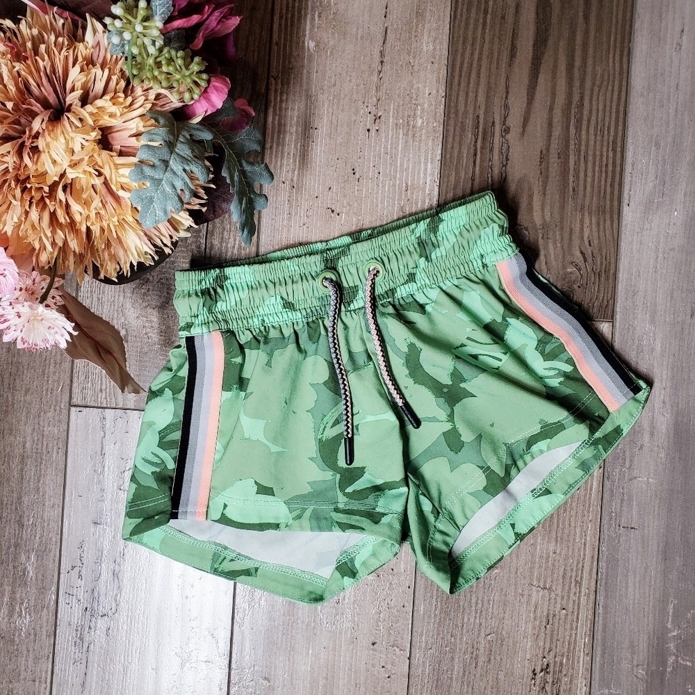 Member's Mark Girls' Active Gym Shorts Green Size 4 EUC